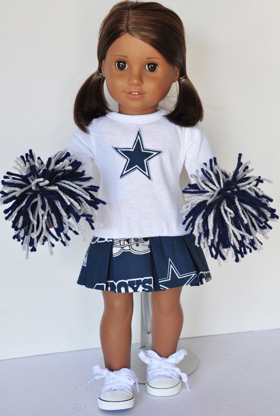 American Girl Doll Clothes Dallas Cowboy'a dress by ...